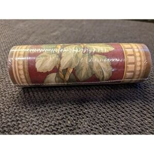 Sunworthy Wallpaper Border Botanical Leaf Burgundy Tan MP060112B 5‎ Yards NEW